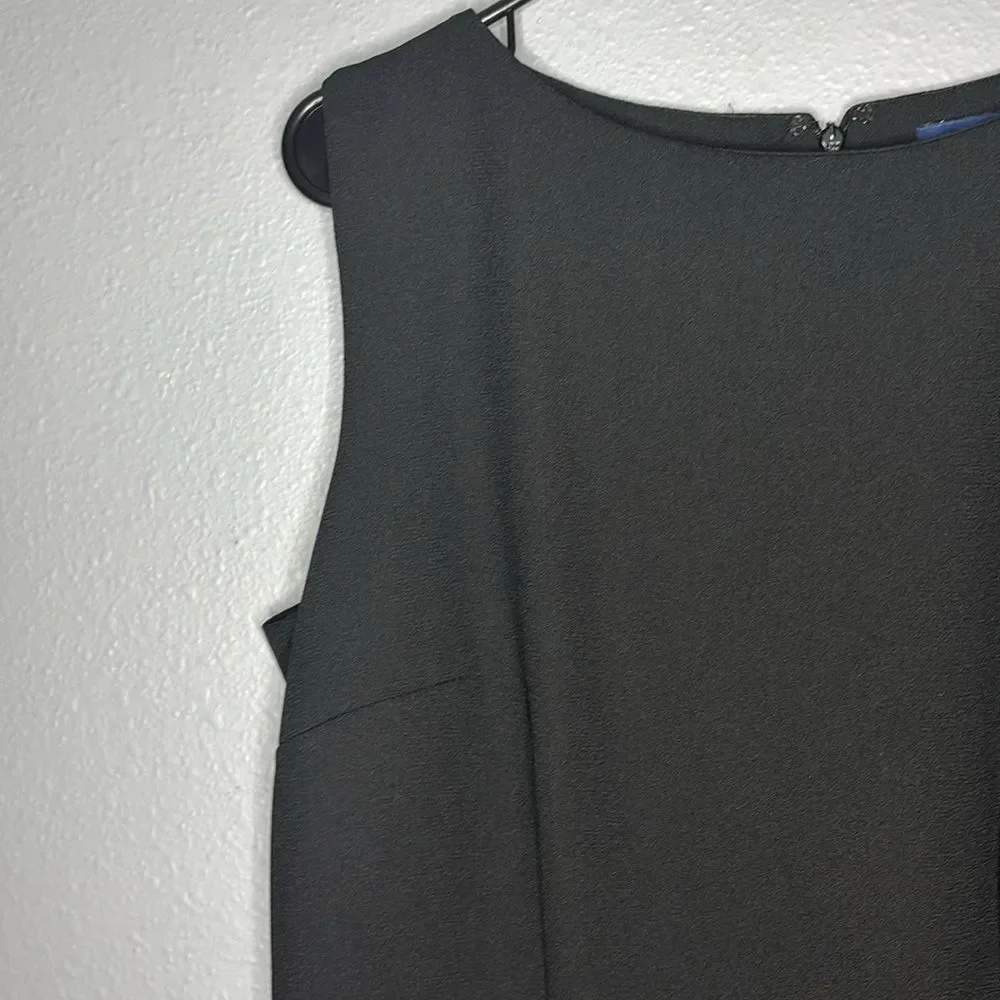 NWT NEW Karen Scott Black Mid Knee Length Sleeveless Career Dress Size 10